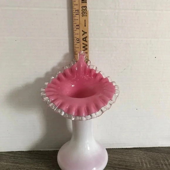 Vintage Fenton Peach Crest Jack in the Pulpit - Picture 8 of 10